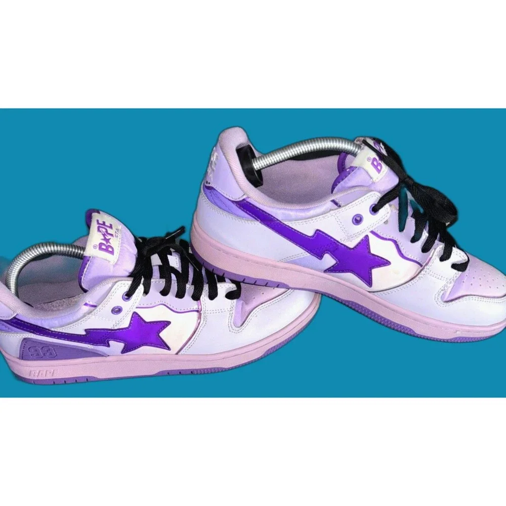 A Bathing Ape BAPE Sk8 Sta M1 ‘Purple’ Size 11 No Box